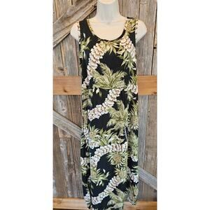 Hilo hattie size XS sleevless island vacation dress made in USA has pockets!! ^
